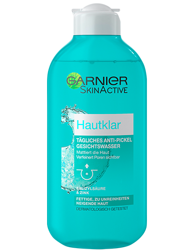 Garnier Hautklar Tägliches Anti-Pickel Gesichtswasser - Produktabbildung